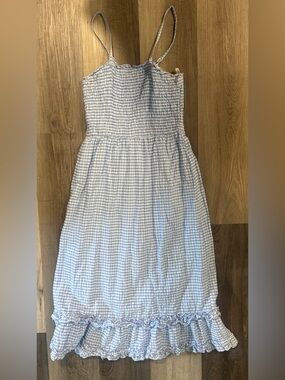 blue a line dresses A Line Sweetheart Blue Floral Chiffon Prom Dresses main image 1